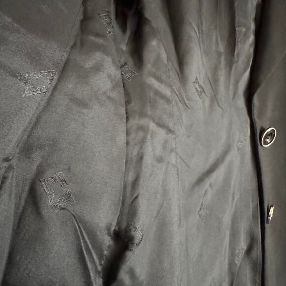 Escada Margaretha Ley Wool Blend Blazer Suit Jacket in Black Size Medium - Picture 6 of 8